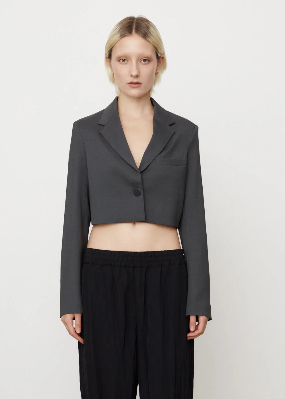 0094 Short Blazer With Cut Outs