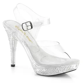 4 1/2" Stiletto Mini-Platform Sandal (ELEGANT-408)