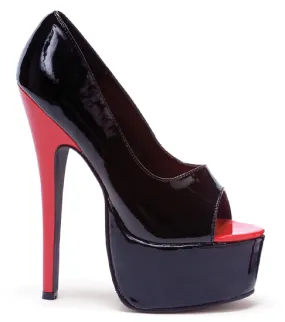 6.5" Stiletto Heel Open Toe Pump (ES652-BONNIE)