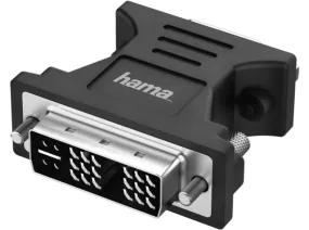 Adaptador - Hama 00200340, Full HD, De DVI a VGA, Negro