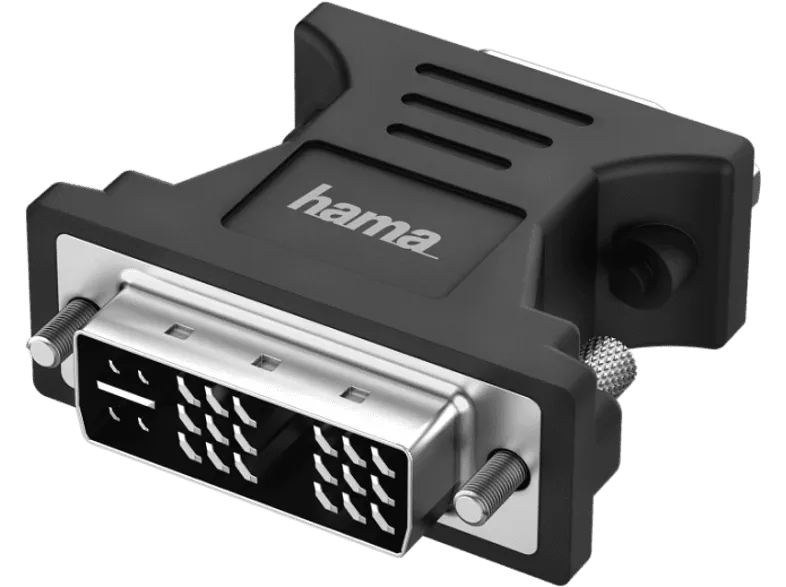 Adaptador - Hama 00200340, Full HD, De DVI a VGA, Negro