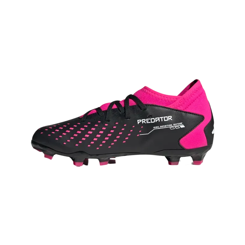 ADIDAS JR PREDATOR ACCURACY.3 FG-Core Black / Cloud White / Team Shock Pink 2