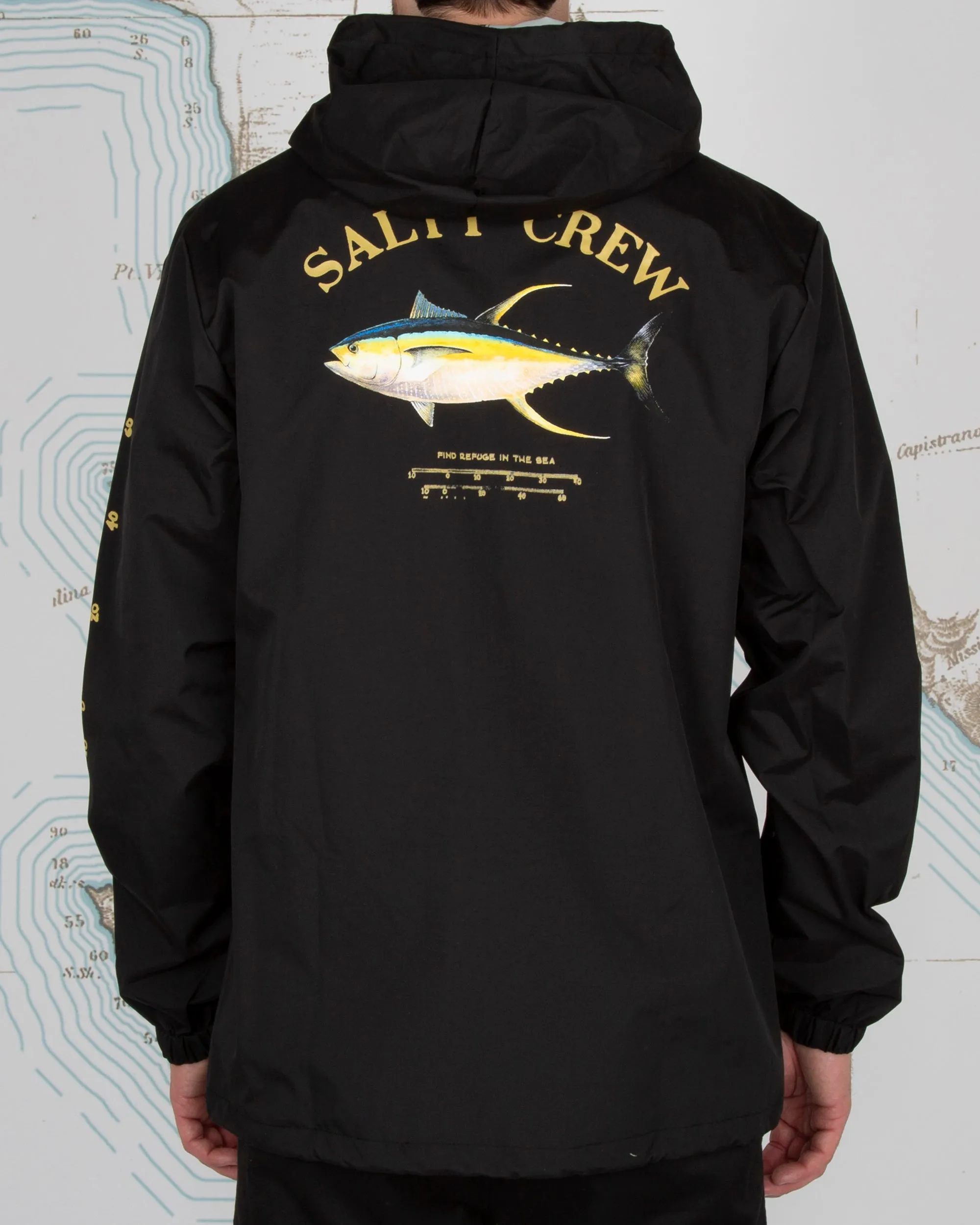 Ahi Mount Black Snap Jacket