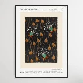 Art Deco Flower Pattern 2 1914 by E. A. Séguy