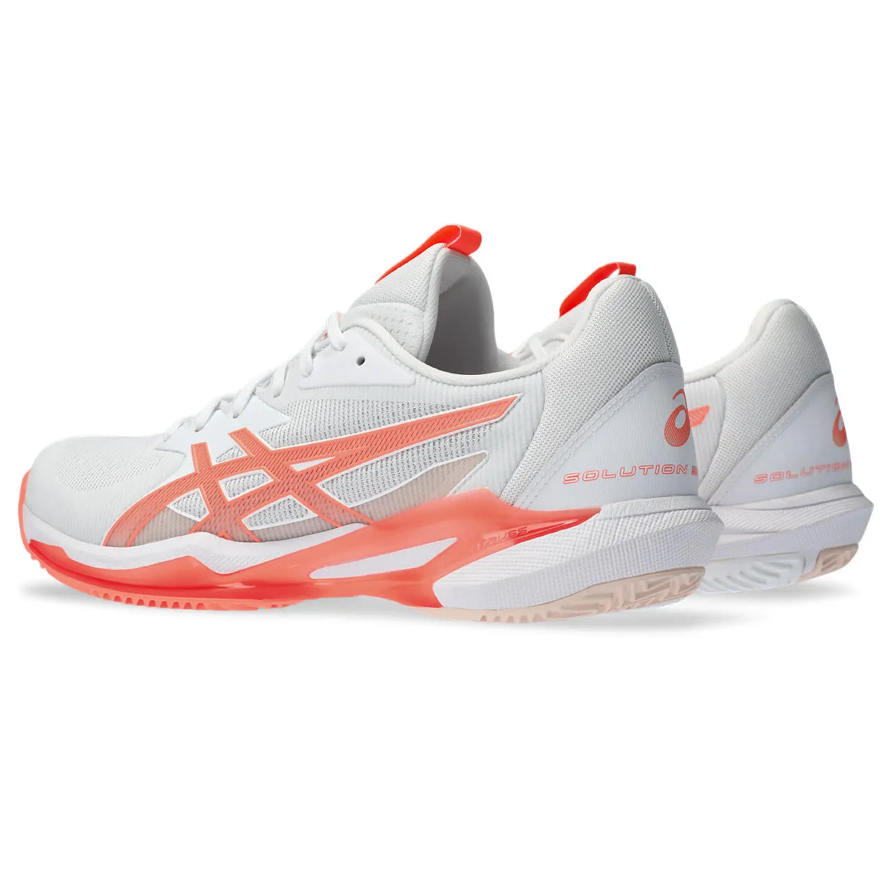 Asics Tennisschoen Solution Speed FF 3 Clay Dames Wit Oranje