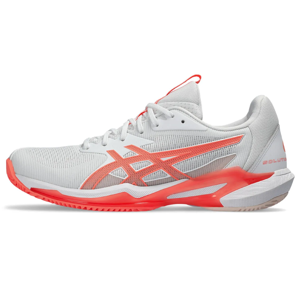 Asics Tennisschoen Solution Speed FF 3 Clay Dames Wit Oranje