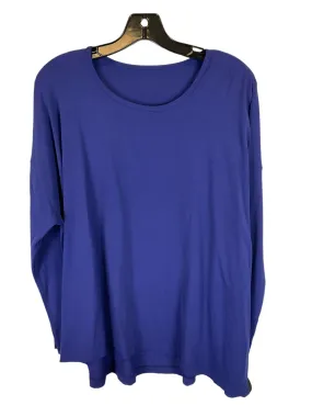 Athletic Top Long Sleeve Crewneck By Lululemon In Purple