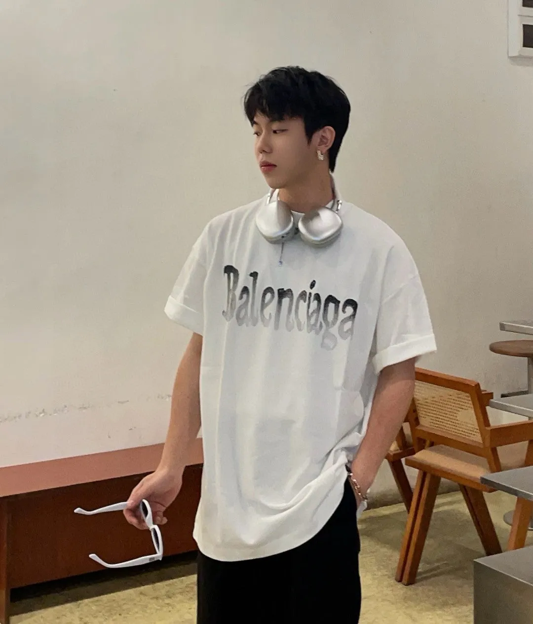 Balenciaga Gradient Logo T-Shirt