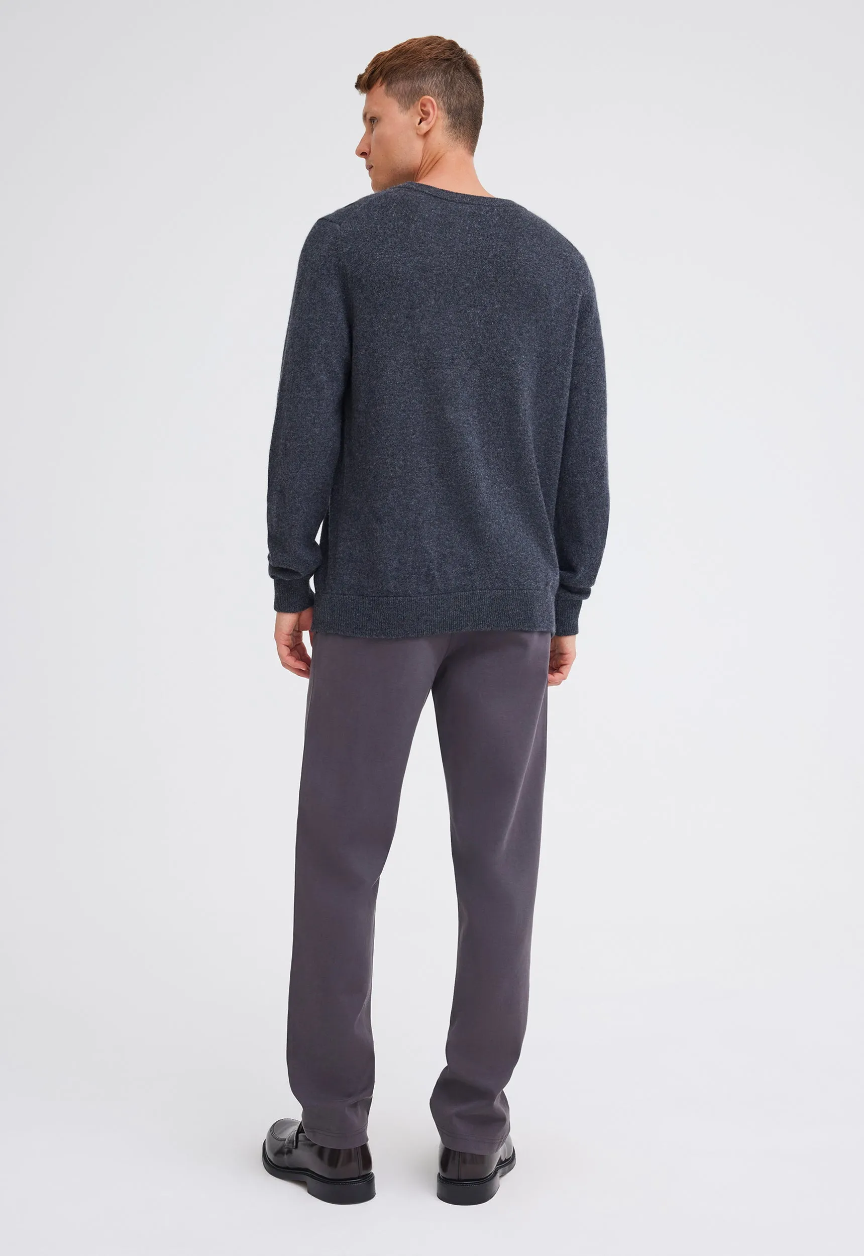 Beckham Cashmere Sweater - Char Marle