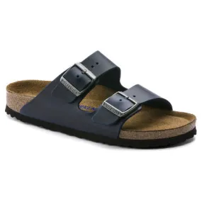 BIRKENSTOCK ARIZONA BLUE OILED LEATHER - ADULTS