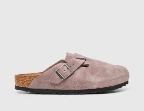 Birkenstock Women's Boston Suede / Faded Purple