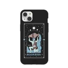 Black Aquarius iPhone 14 Plus Case with MagSafe Module