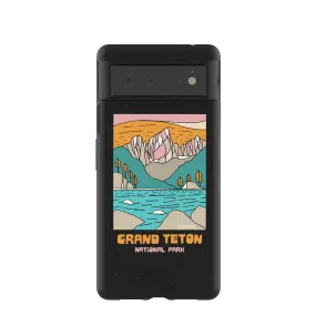 Black Grand Teton Google Pixel 6 Case