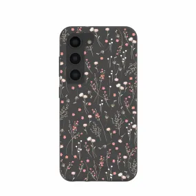 Black Night Garden Samsung Galaxy S23 Case