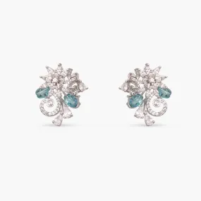 Bloom Minimal CZ Stud Earrings