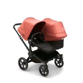 Bugaboo Donkey 5 Duo - Black/Midnight Black/Sunrise Red