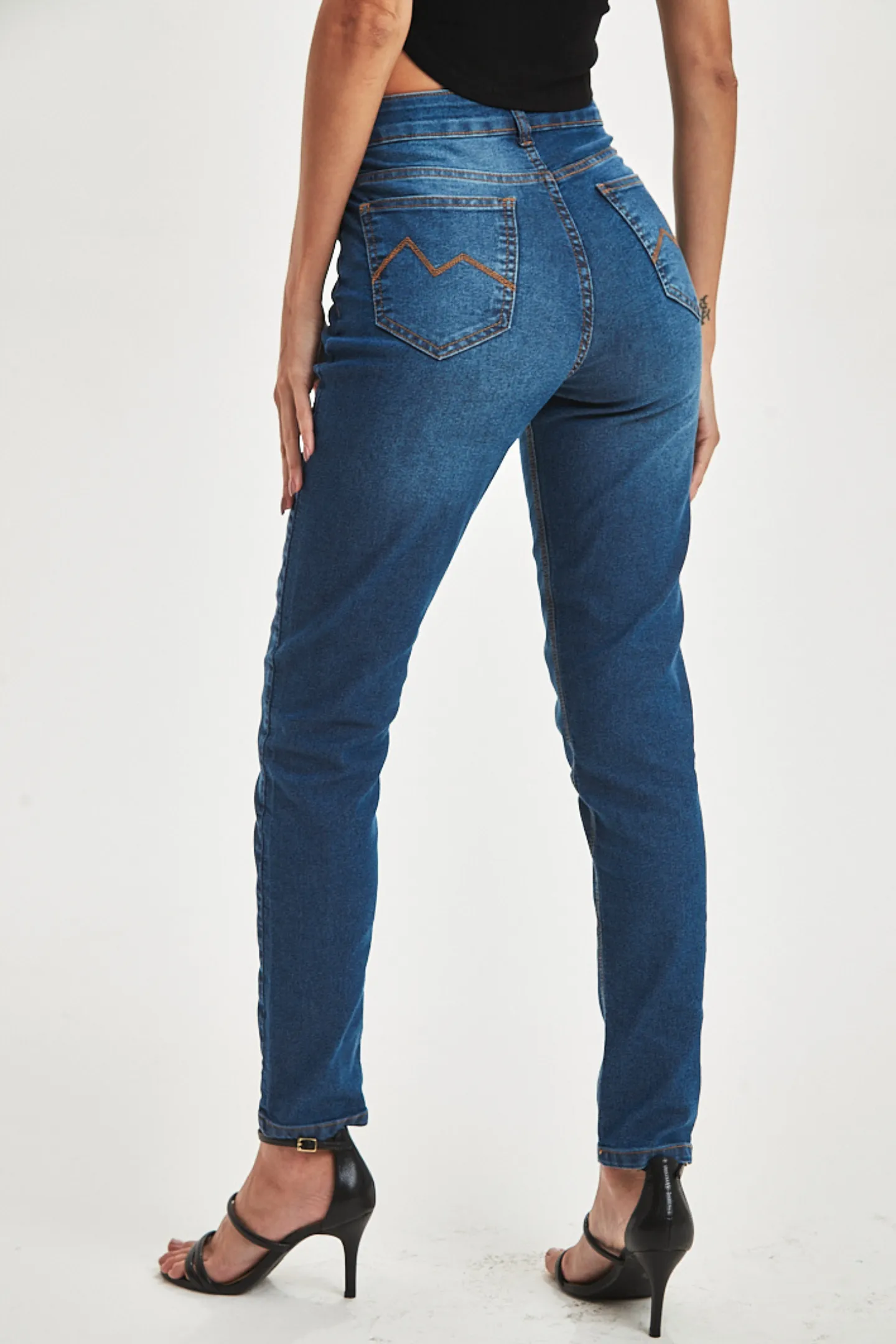 CALÇA JEANS SUPER SKINNY C3 BLUE WASH