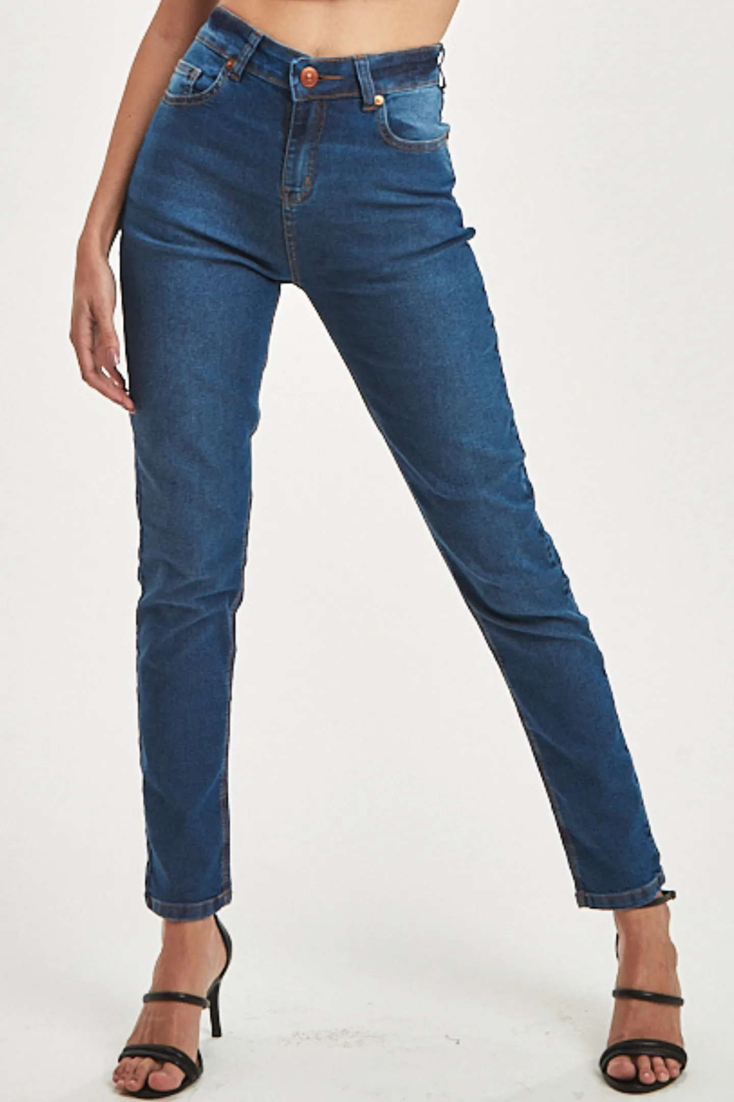 CALÇA JEANS SUPER SKINNY C3 BLUE WASH