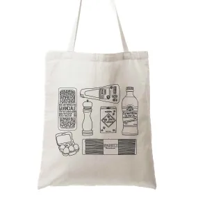 Carbonara Organic Cotton Tote Bag