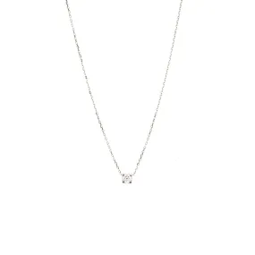 Cartier C De Necklace White Gold, 0.19Ct E Colour VVS1 Diamond