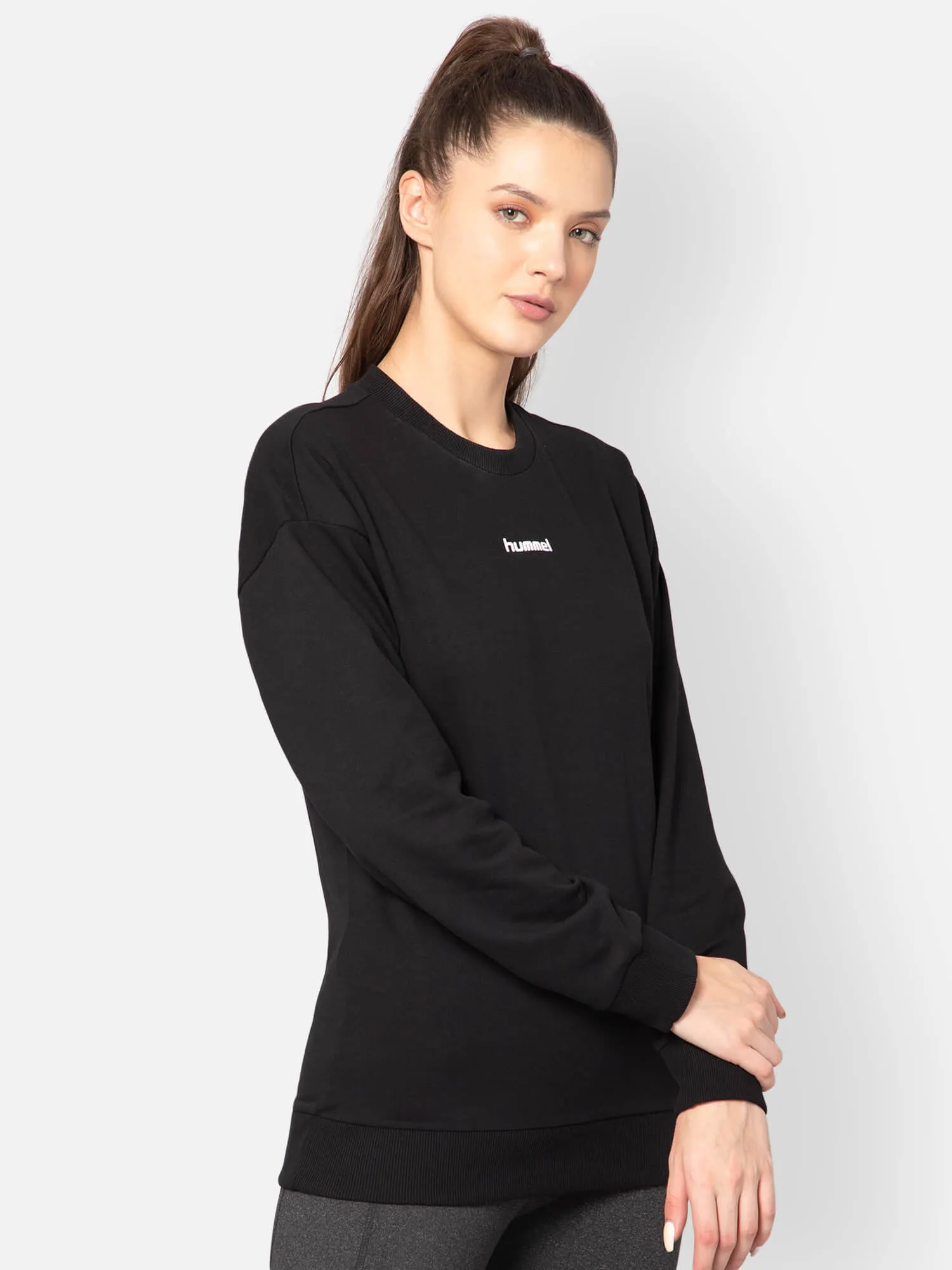 Casoi Women Black Sweatshirt