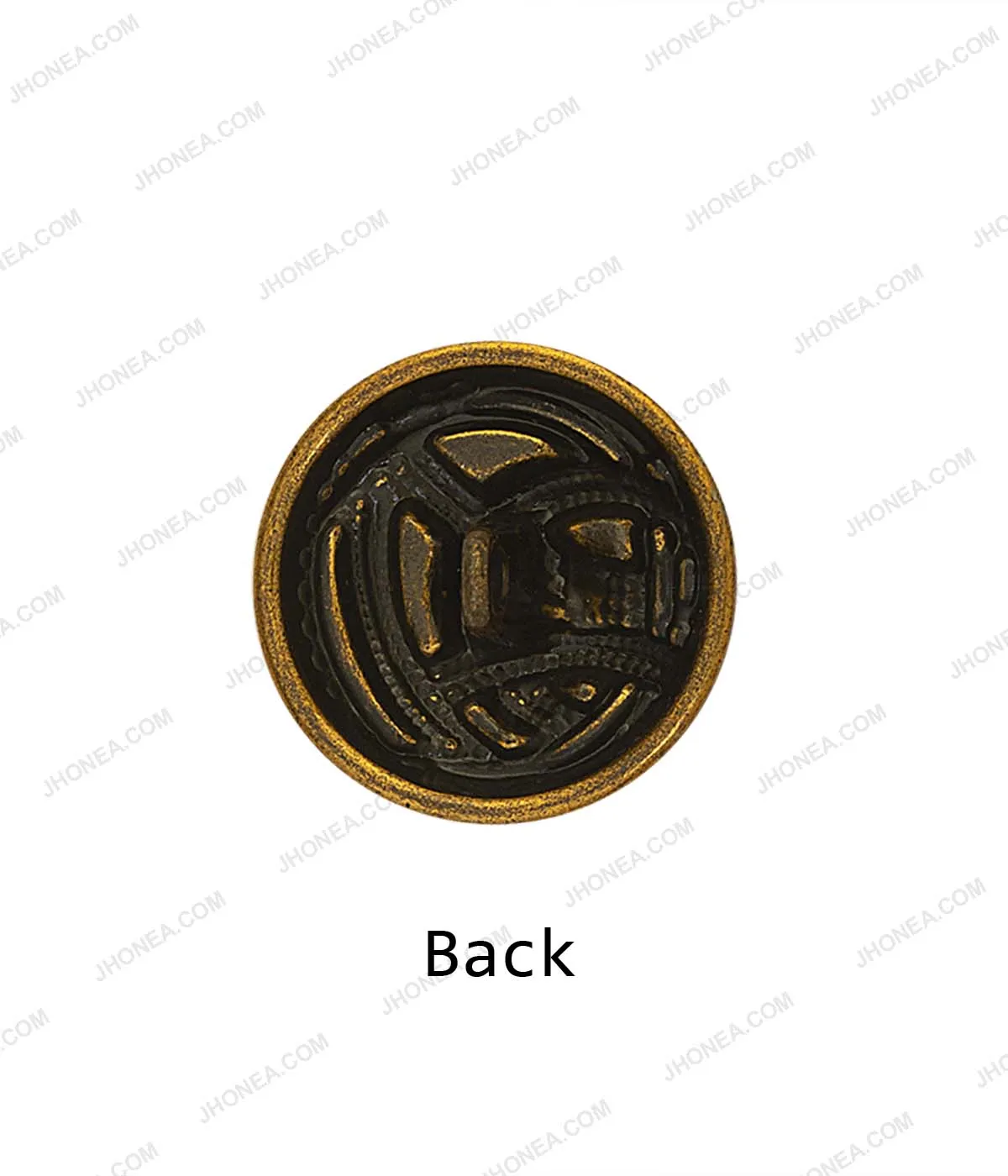 Celtic Design Dark Gold Metal Buttons for Fashion Designers