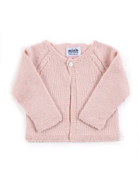 Chaqueta punto rosa