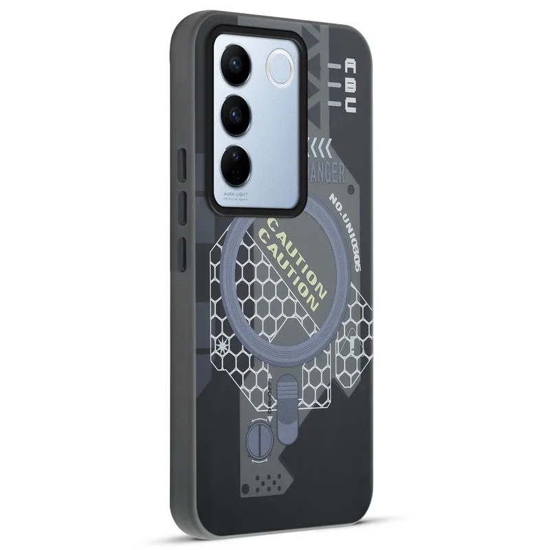 Circuit Printed Hard Back Cover Case For Vivo V27 5G