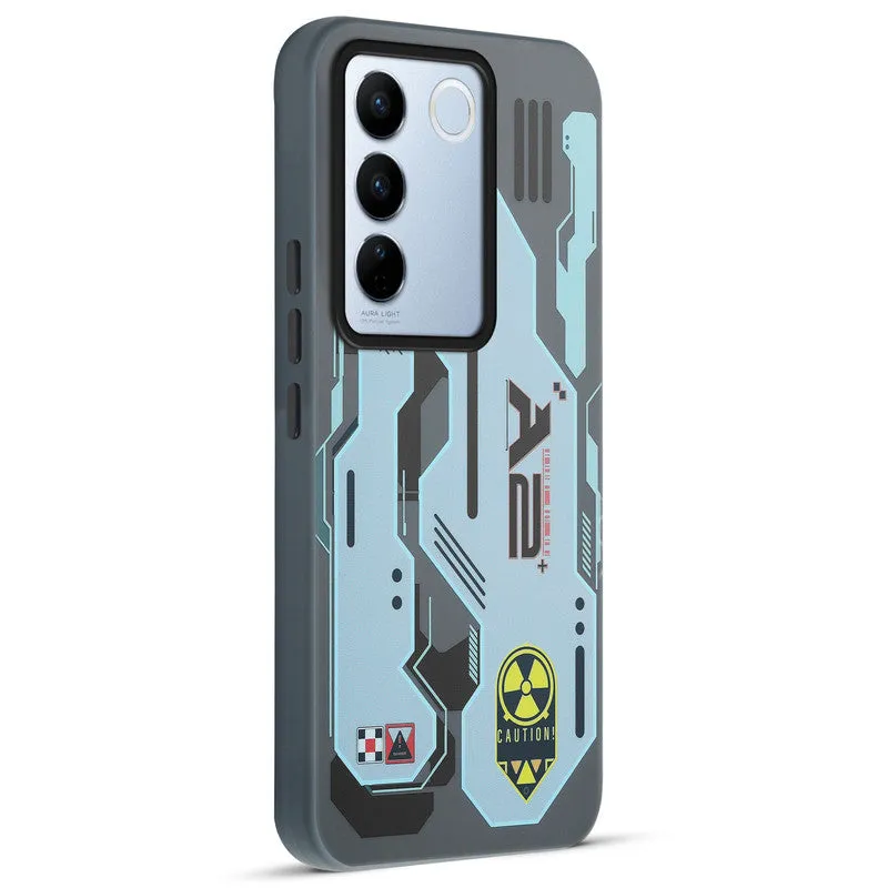 Circuit Printed Hard Back Cover Case For Vivo V27 5G