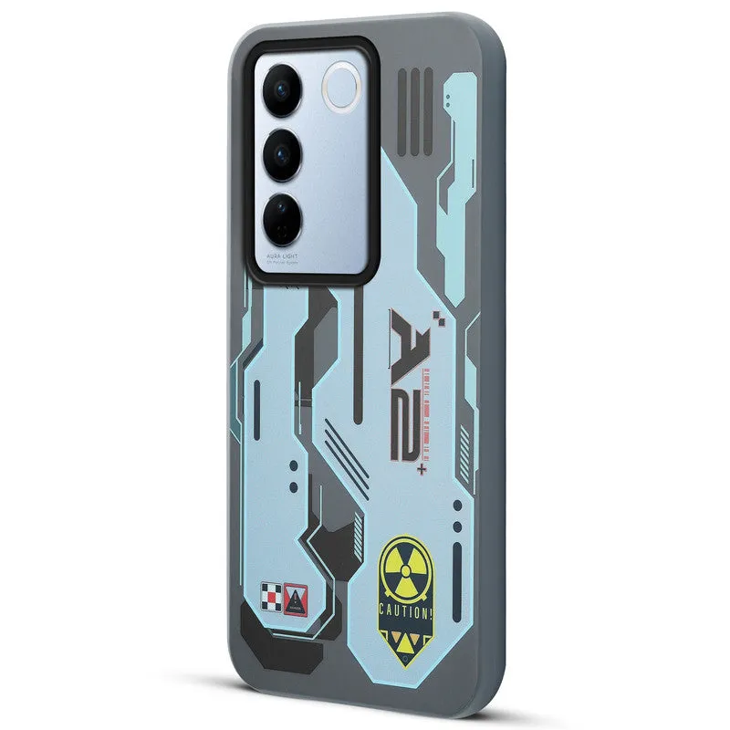 Circuit Printed Hard Back Cover Case For Vivo V27 5G