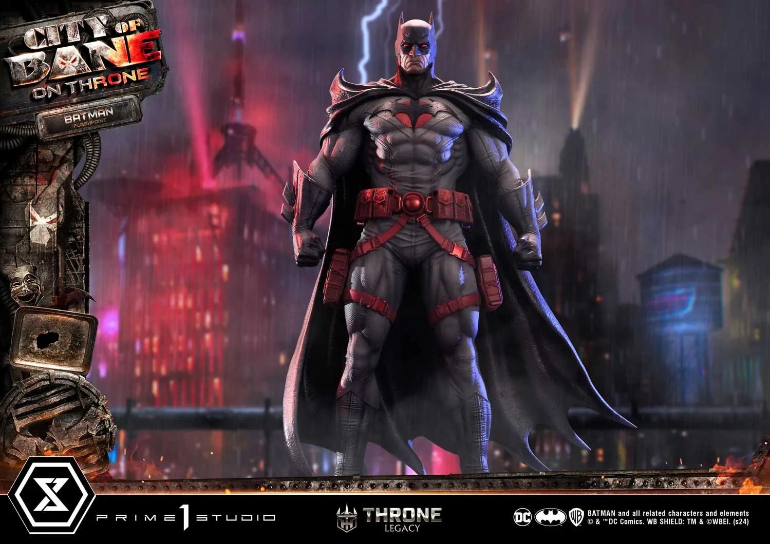 City of Bane - Flashpoint Batman (Regular) 1/4 Scale Statue