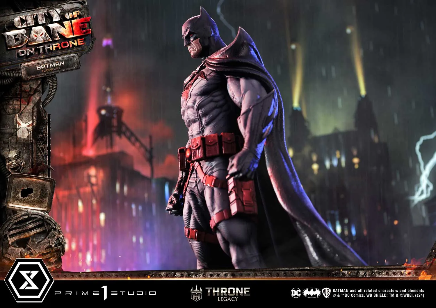 City of Bane - Flashpoint Batman (Regular) 1/4 Scale Statue