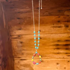 Color Me All Over Tear Drop Necklace