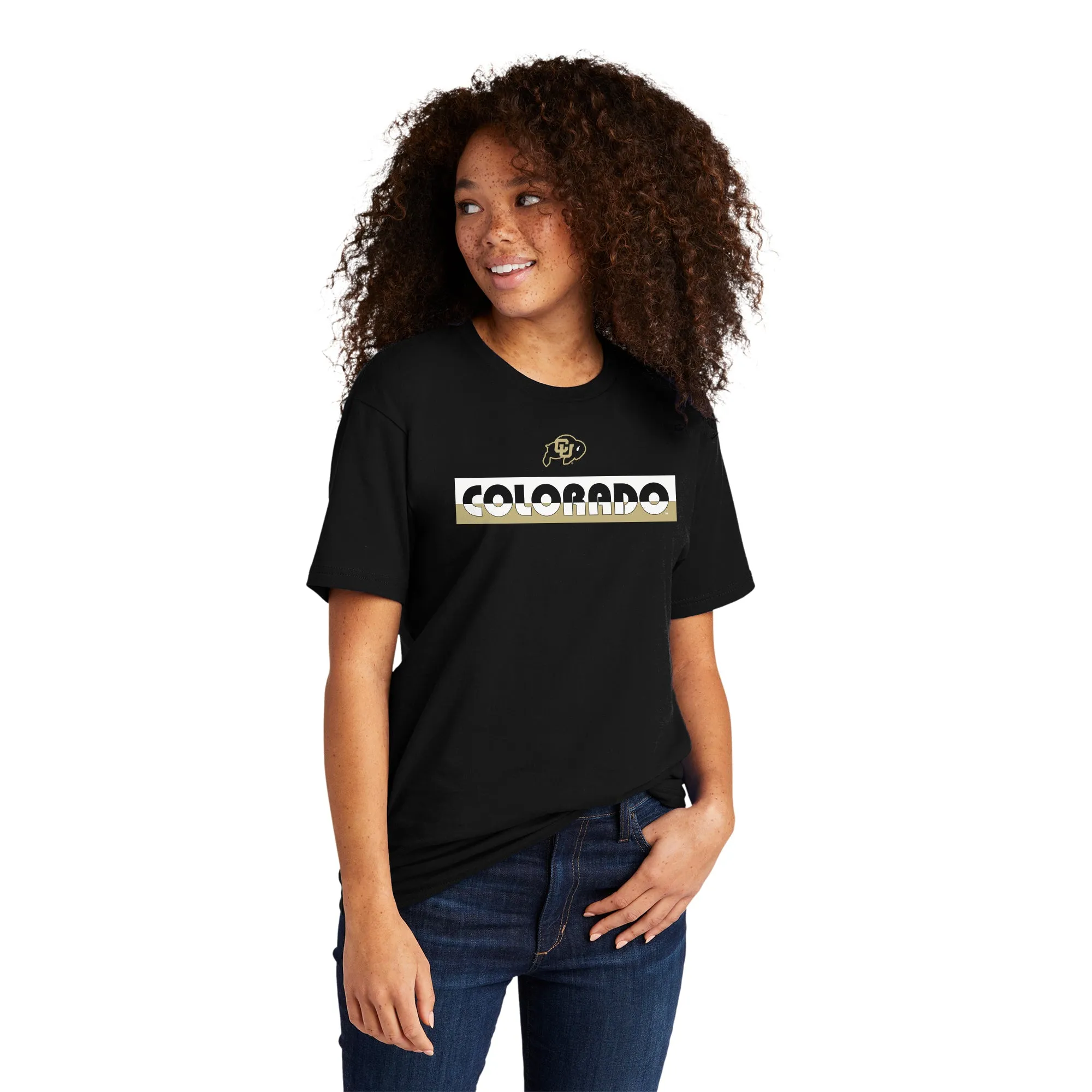 Colorado Split Bar NLA T-Shirt - Black