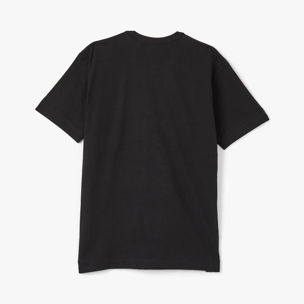 COMME des GARÇONS PLAY Gold Heart T-shirt / Black