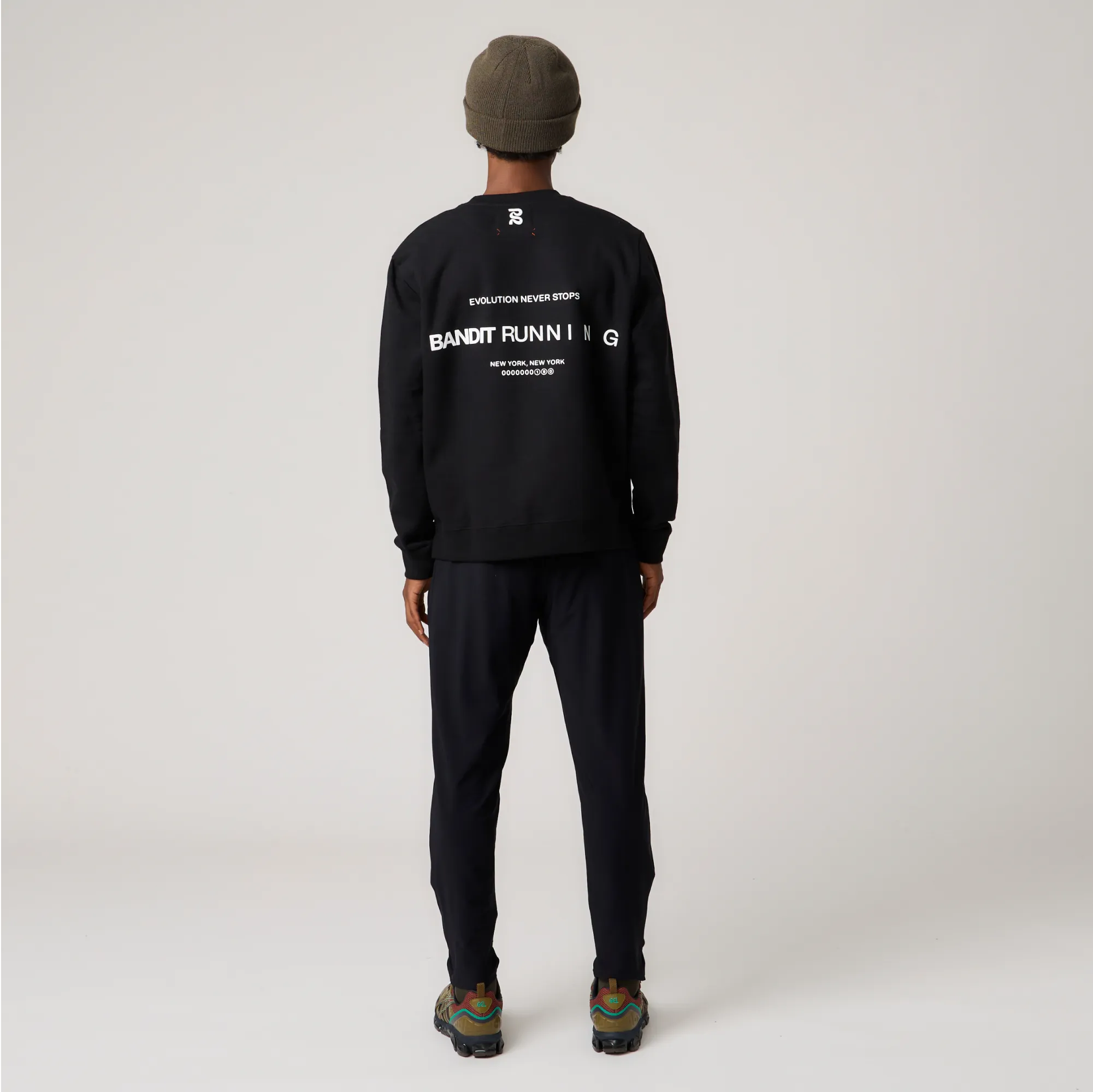 Cotton Fleece Community Crewneck - Unisex, Black