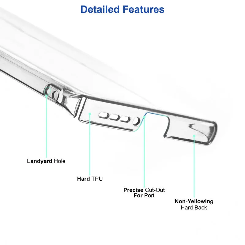 Crystal Clear Hard Back Anti-Yellowing Phone Case For Samsung A55 5G