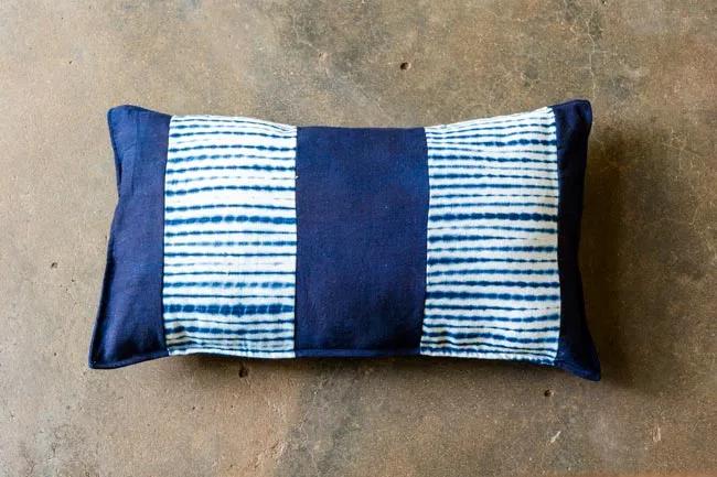 Cushion Design Indigo Tie & Dye Pillow Case