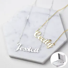 Custom Name Christmas Necklace- Best Christmas Gifts For Girlfriend