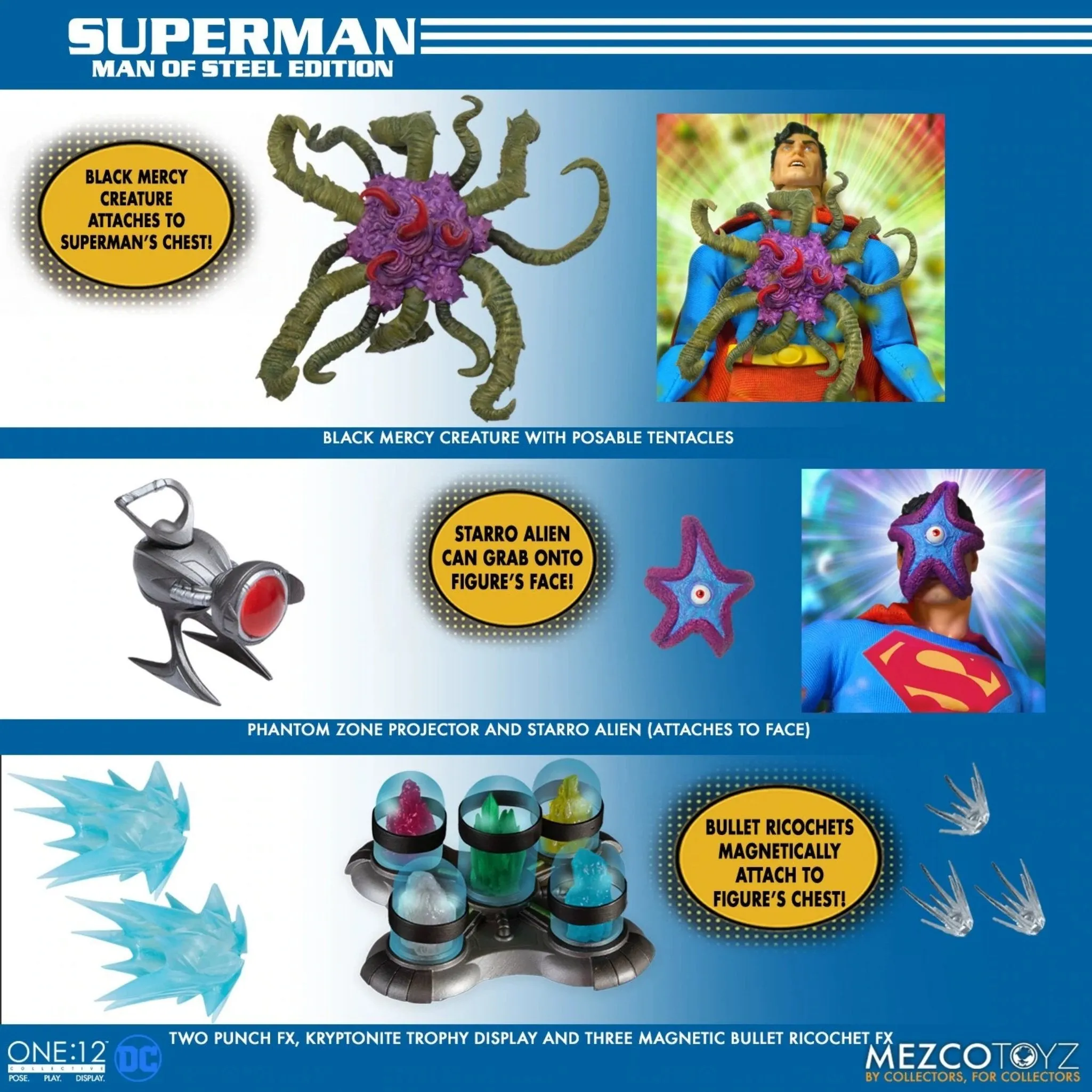 DC Comics Mezco One:12 Collective Superman: Man of Steel Edition