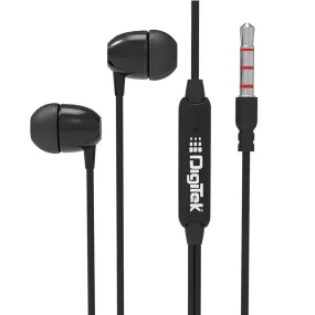 Digitek (DE 803) Wired Headset (Black, In the Ear)