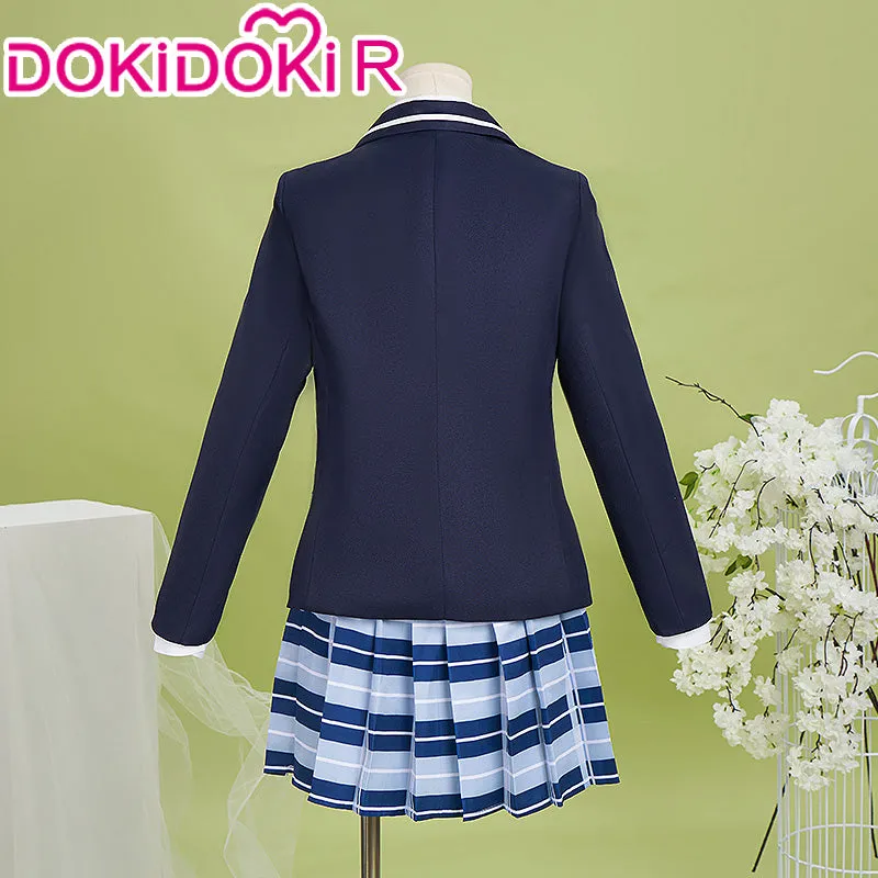 DokiDoki-R Game Prooject Sekaai Colorful Staage! Cosplay Kusanagii Nenee / Shiraishii Aan Costume School Uniform