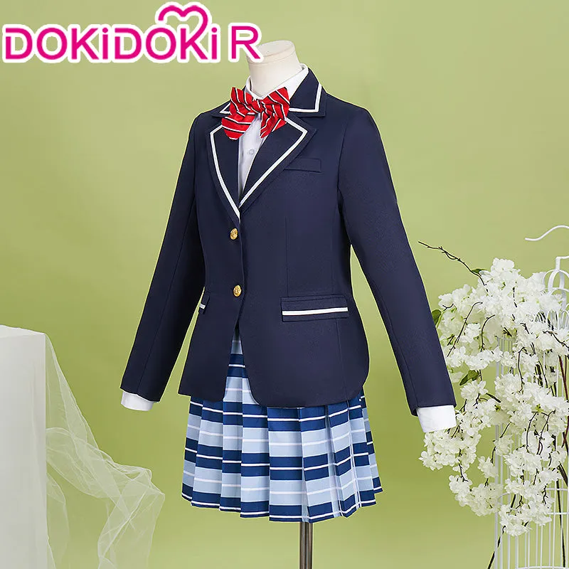 DokiDoki-R Game Prooject Sekaai Colorful Staage! Cosplay Kusanagii Nenee / Shiraishii Aan Costume School Uniform