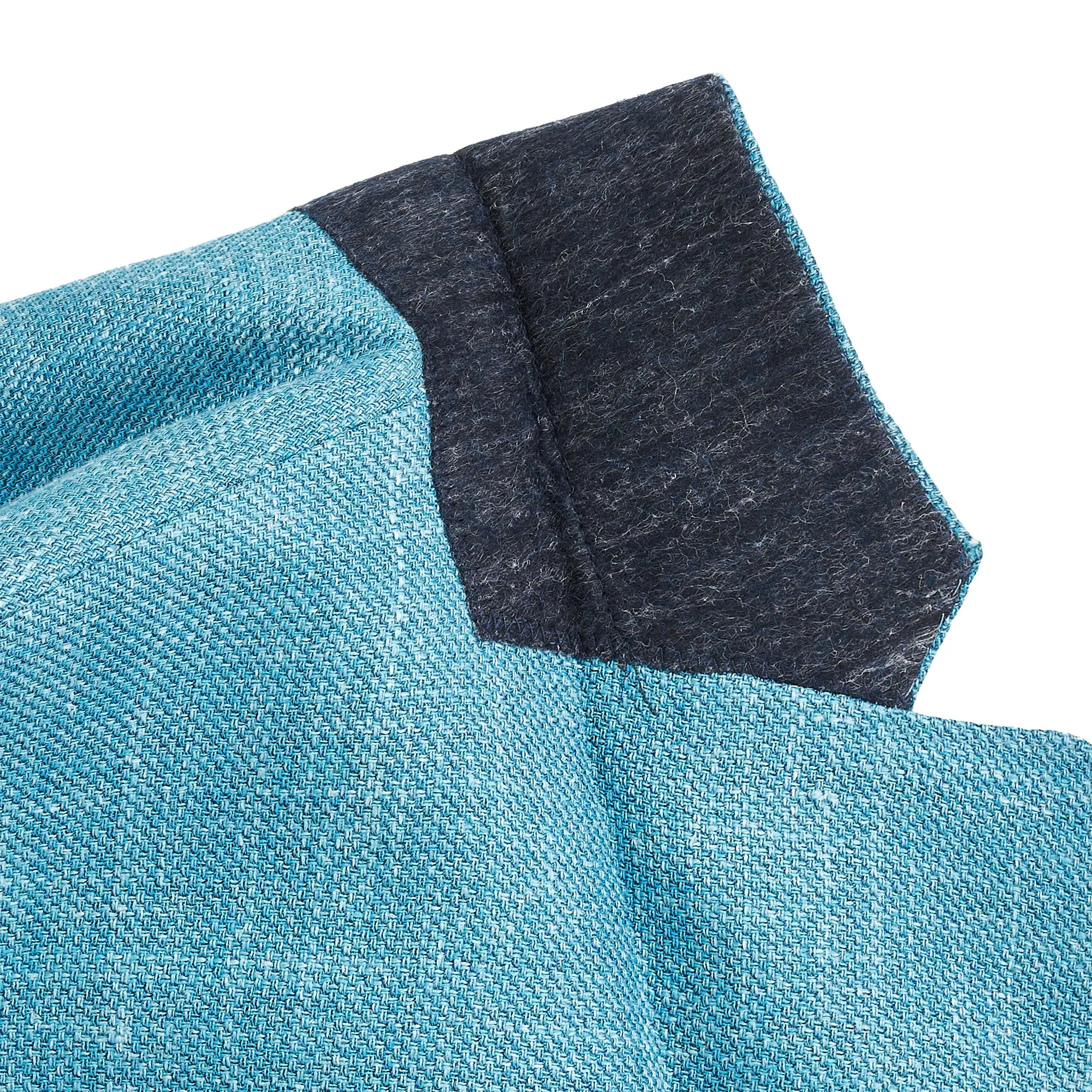 Drago Cabana Blue Solid Sport Coat