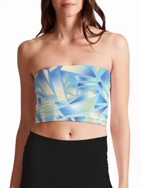 Electric Stained Glass (Blue Ice) Tube Top