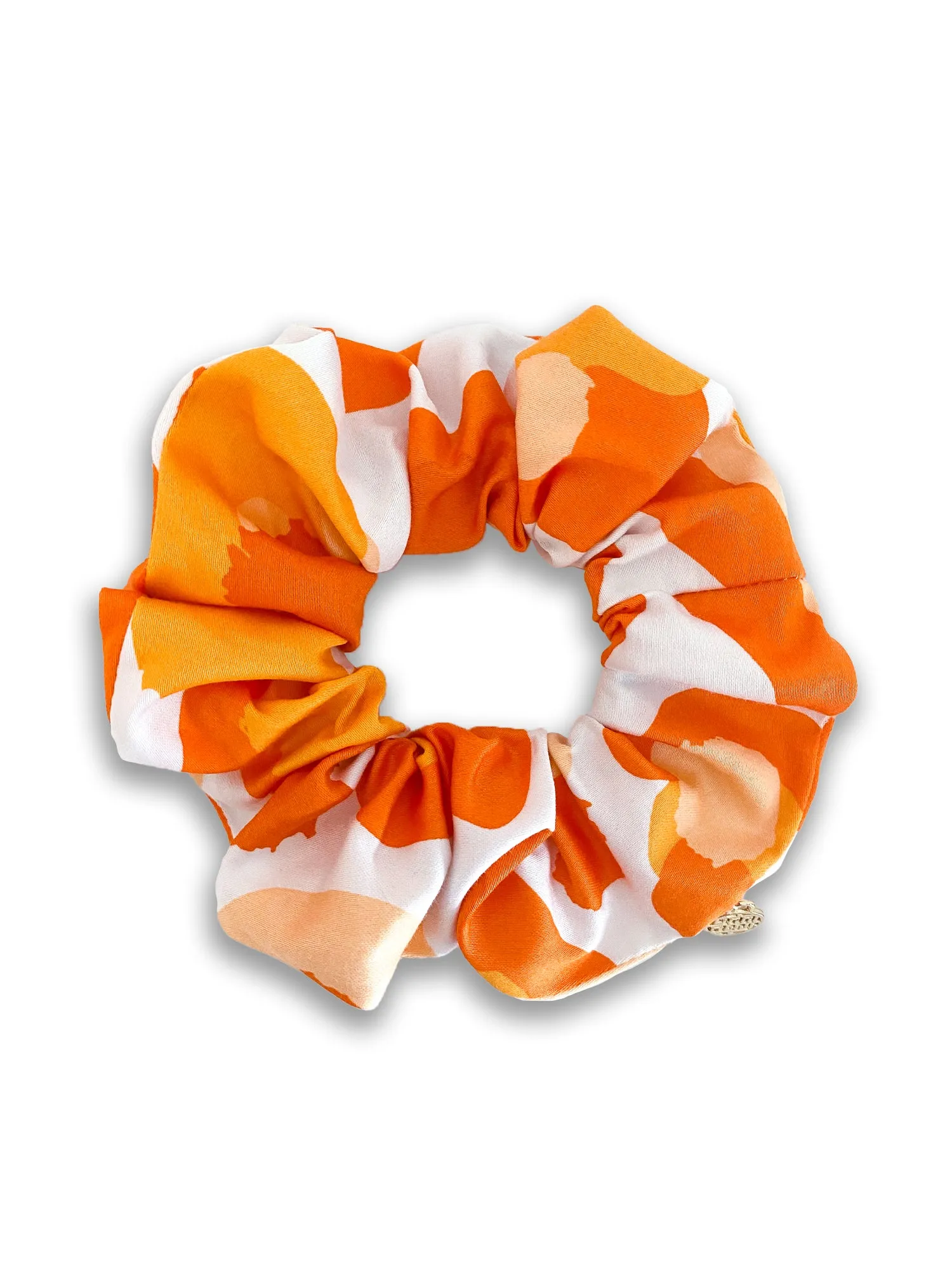 Emily McCarthy Signature Scrunchie - Orange Collegiate Cheetah