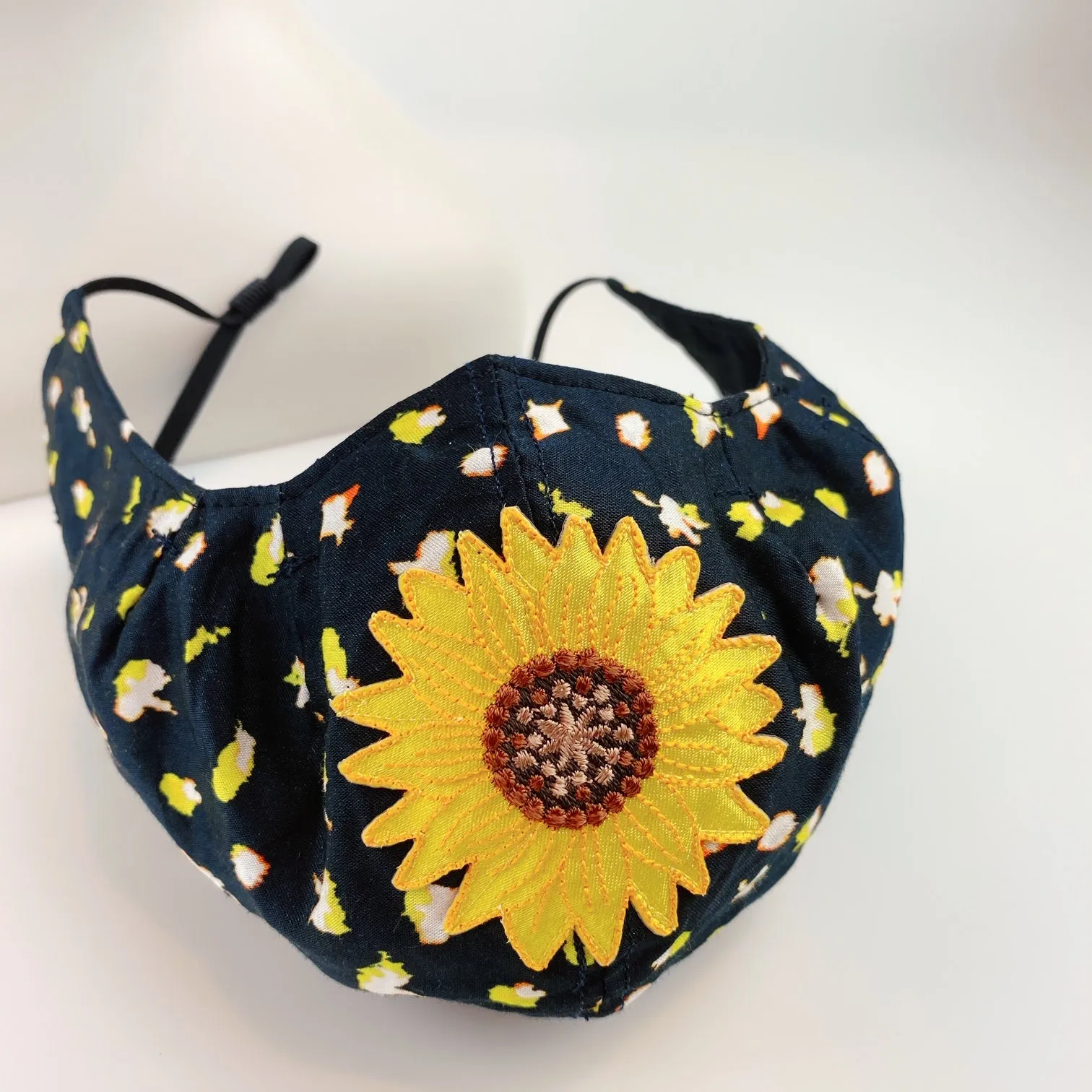 Face Mask 4 Protect Sunflower on Flower - 3D Mask