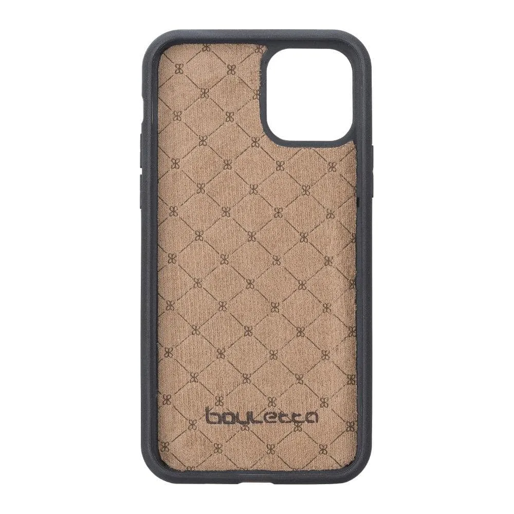 Flexible Leather Back Cover With Card Holder for iPhone 11 Series