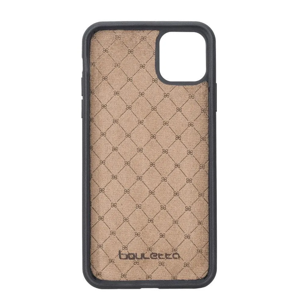 Flexible Leather Back Cover With Card Holder for iPhone 11 Series