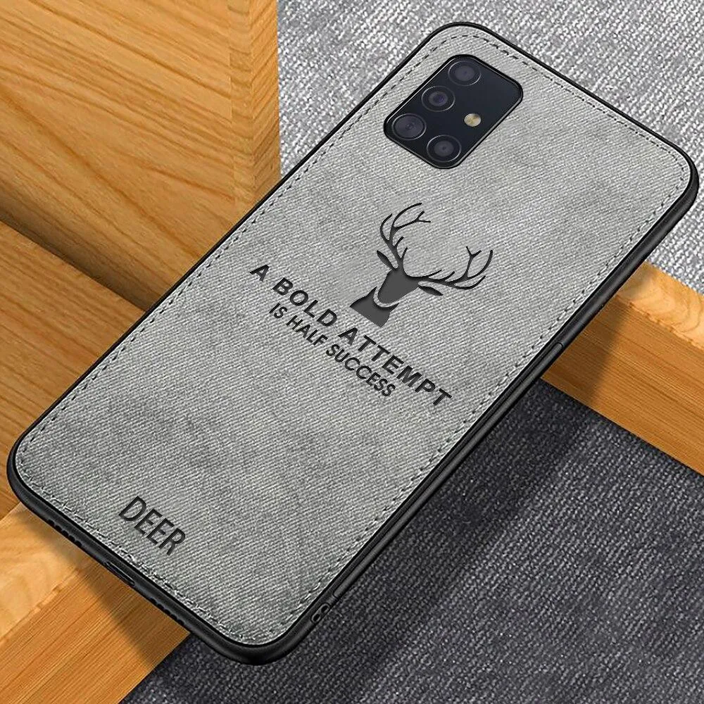 Galaxy M31s Deer Pattern Inspirational Soft Case